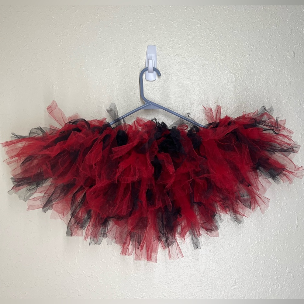 Red and black ballet tutu